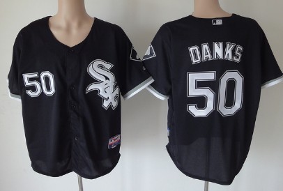 Chicago White Sox #50 John Danks Black Jersey